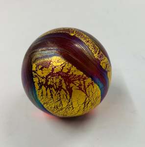 Isle of Wight small iridescent paperweight