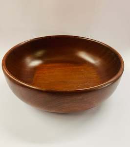 Large wooden Konini Ware NZ bowl