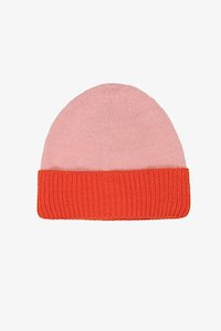 Kids Beanie Pink & Orange