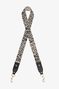 Bag Strap Cheetah Gold & Black