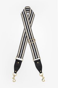 Products: Bag Strap Silver & Gold Multi Stripe