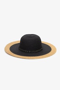 Dolce Sunhat Black & Gold