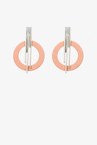 On Trend Playful - ANTLER: Aria Earring Blush & Silver