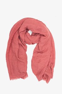 Block Colour Scarf Rouge Pink