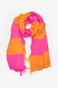 Stripe Scarf Oj & Pink