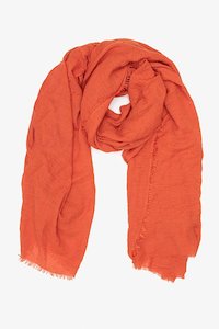 Block Colour Scarf Clementine