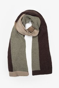 Patchwork Scarf Sage