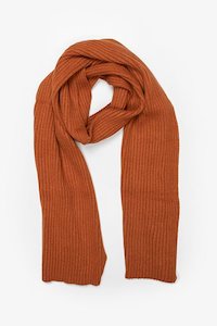 Standard Scarves - ANTLER: Ribbed Scarf Rust