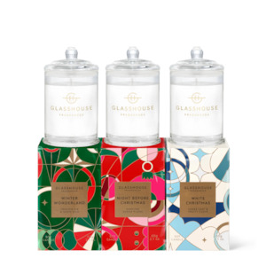 Glasshouse Fragrances Christmas Trio