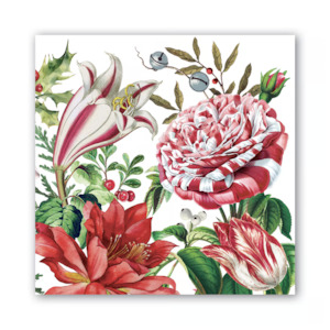 Michel Design Works Christmas Bouquet Cocktail Napkins