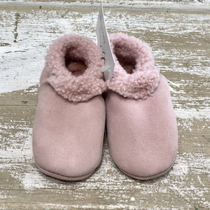 Lambskin Booties Blush Colour