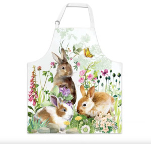 Michel Design Works Bunny Meadow Apron