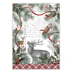 Michel Design Works Winter Woodland Tea Towel