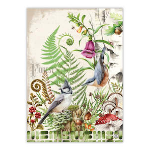 Michel Design Works Moss & Oak Tea Towel