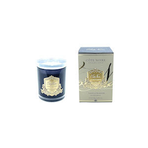 Côte Noire - CRYSTAL GLASS LID 450G SOY BLEND CANDLE - BLONDE VANILLA - GOLD