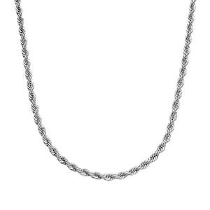 Silver Fashion Rope Silver Necklace