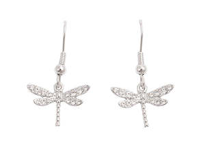 Whats New: Rhinestone Dragonfly Earrings