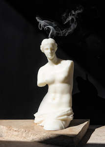 Ancient Candle Co: Ancient Candle Co. Venus Bust Sculpture Candle