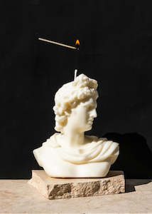 Ancient Candle Co. Apollo Bust Sculpture Candle