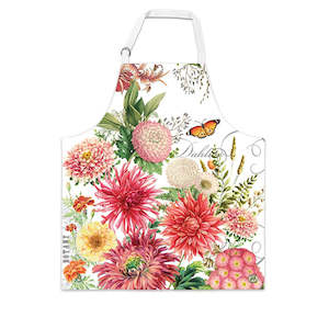 An Anything But Ordinary Christmas: Michel Design Works Dahlias Apron PRE-ORDER AVAIL END FEB