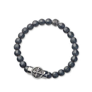 Whats New: Unisex Matt Hematite Beaded Bracelet