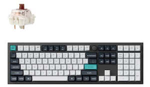 Keychron Q6M-M3 Max, 100% Layout, Gateron Jupiter Brown Switch, RGB, Carbon Blac…