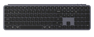 Keychron B6 Pro  B6P-K1 Ultra-Slim Wireless Keyboard - Space Gray