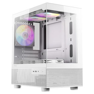 stock: 10: Antec CX200M RGB Elite Mid Tower Case White