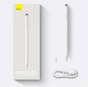 stock: 10: Baseus Smooth Writing 2 Series Stylus with LED Indicators, White