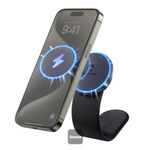 Baseus C02 Pro Series Magnetic Wireless Charging Car Phone Mount Black