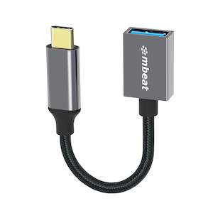 Usb Accessories: Mbeat Tough Link USB-C to USB 3.0 Adapter - Space Grey