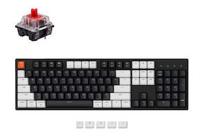 Keychron C2-B1, 100%  Full Size Layout 104 Keys, Red Switch, RGB, Gateron Switch…