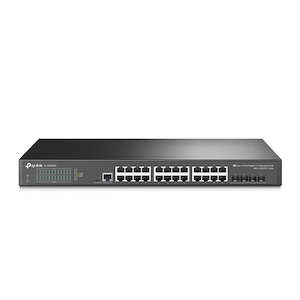 Switches: TP-Link JetStream 24-Port Gigabit L2+ Managed Switch with 4 10GE SFP+ Slots by Omada SDN