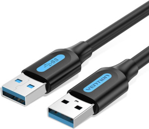 Vention USB 3.0 A Male to A Male Cable 3M Black PVC Type