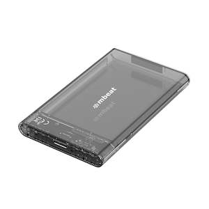 mbeat A1 See-Through Tool Free USB 3.0 2.5" SATA HDD Enclosure - Black