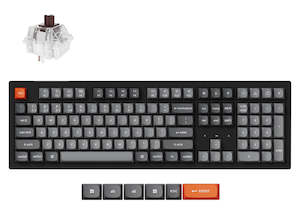 Keychron K10M-B3, 100% Full Size Layout, Keychron Super Brown Switch, RGB, Mecha…