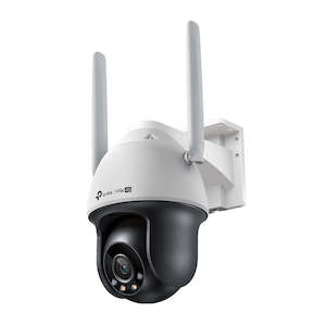 TP-Link VIGI C540-4G(4mm), VIGI 4MP Outdoor Full-Color 4G Pan Tilt Network Camera