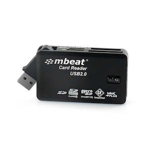 Memory Card Readers: mbeat USB 2.0 super speed multiple card reader with tuck-away USB design