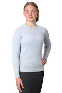 100% Supersoft Extra Fine Merino Cable Crew