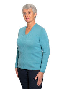 Arran Front V Neck Jumper