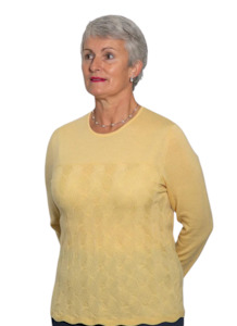 Clothing: Long Sleeve Scallop Hem Jumper