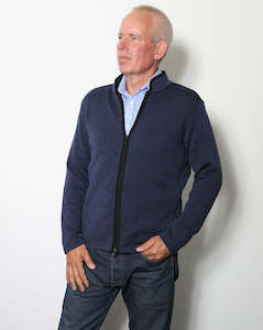 Mens Zip Thru Merino Plus Jacket with Pockets