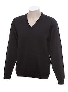 Plain Merino V Neck Jumper