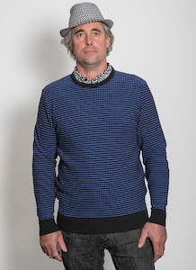 Mens Small Check Detail Jumper