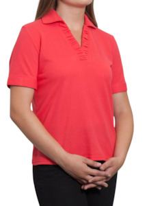 Clothing: Ruched Polo - Made in Italy - 100% Italian Cotton