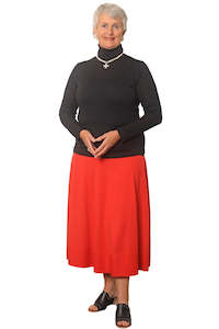 Clothing: 100% Extra Fine Merino Flared Skirt - The Lisa