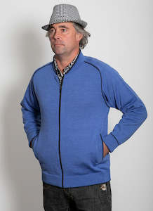 Mens 100% Merino Zip Jacket