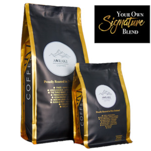 Create Your Own Signature Blend Aoraki Coffee