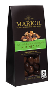 Milk and Dark Chocolate Nut Medley (125g/4.25oz)- Product Mix Changed