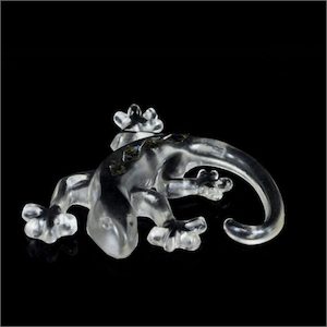 Glass gecko gifts, shiny finish - Aotearoa.co.nz